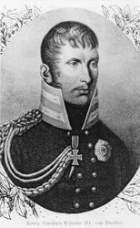 Federico Guillermo III, Rey de Prusia (grabado)