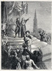 Revolución Francesa - Fiesta de la Federación en Estrasburgo