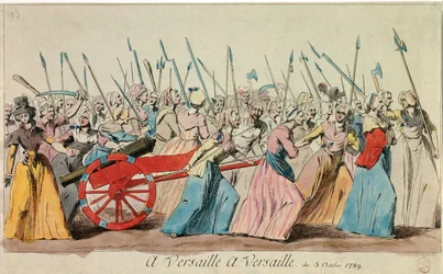 Revolución Francesa: La Marcha de las Mujeres en Versalles el 5 de octubre