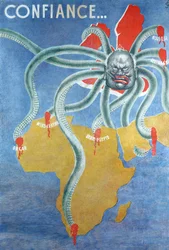 Propaganda francesa producida probablemente en la Francia de Vichy