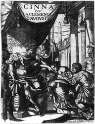 Frontispicio de Cinna ou la Clemence d