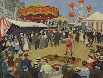 Feria en los Bulevares de París