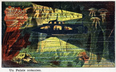 Días futuros: Una visión del siglo XIX del año 2000 - Un palacio pacífico (un pequeño submarino)