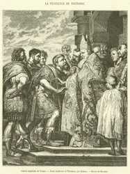 Galería Imperial de Viena, San Ambrosio y Teodosio