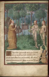 Jardín del Edén, Add MS 26667, f.1r, Chronique Universelle