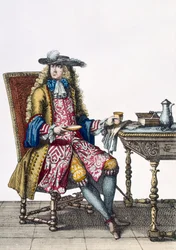 Traje elaborado de caballero, 1760