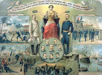 Glorificación de la Campaña en Dahomey (Benín) y Cronstadt