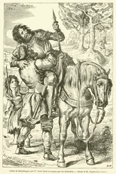 Goetz de Berlichingen, acto V, Goetz herido y socorrido por bohemios