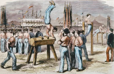 Competencia de gimnasia, 1876