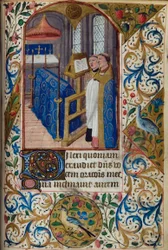 H/L-3-3 fol. 108r Oficio de los Muertos, del Libro de Horas, Uso de París, mediados del siglo XV
