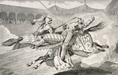 Enrique II (1519-59) es herido fatalmente en una justa durante las celebraciones de la boda de su hija, de 
