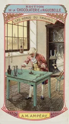 Héroes del trabajo - André-Marie Ampère, físico y matemático francés (1775-1836)