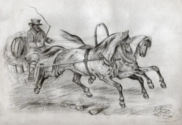 Tranvía de caballos