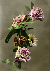 Herradura y flores c.1898