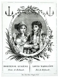 Hortensia de Beauharnais (1783-1837) y Luis-Napoleón Bonaparte (1778-1846)