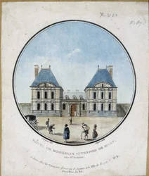 Hotel de Boisgelin, antiguo Sully - grabado