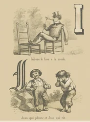 I J: Isidoro el león de moda/John llorando y John riendo