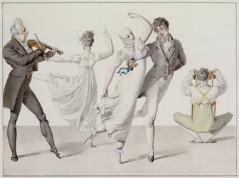 Ilustración de "Le Bon Genre", c.1810
