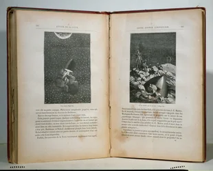 Ilustraciones de Alrededor de la Luna por Jules Verne (1828-1905)