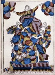 Imagen de Epinal: Asunción de la Virgen, c. 1820, "L