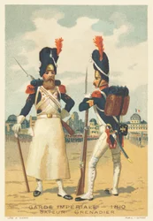Guardia Imperial, Zapador y Granadero en 1810
