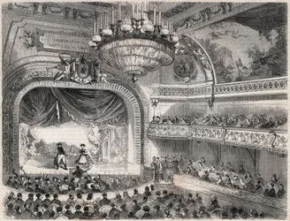 Inauguración del teatro de la ciudad de Vichy el 2 de julio