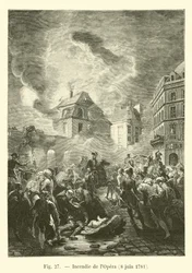Incendio de la Ópera, 8 de junio de 1781