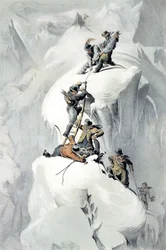 Incidente antes de llegar a los Grands Mulets en el valle de Chamonix