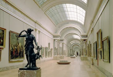 Vista interior de la Grande Galerie, siglos XVI-XIX