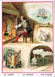 James Watt y varios usos del vapor