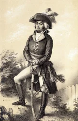 Jean Baptiste Jourdan (1762 - 1833) - en "Galerie historique de la Revolution Française" por Albert Maurin