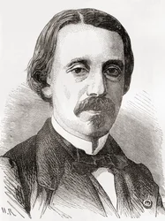 Jean Bernard Léon Foucault, de Les Merveilles de la Science, publicado c.1870