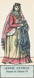Juana de Évreux, esposa de Carlos IV