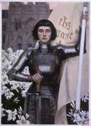 Juana de Arco. Ilustración, hacia 1900