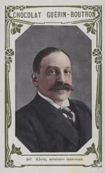 Klotz, ministro del interior