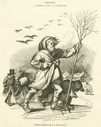 El Invierno, alegoría (grabado)