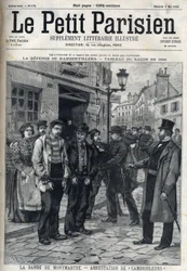 La Banda de Montmartre: La policía arresta a ladrones en París, en "Le Petit Parisien".