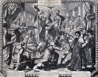 La Derrota de los Jansenistas - almanaque satírico publicado por los Jesuitas