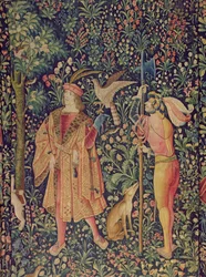 La vida señorial - Partida para la caza, c.1500