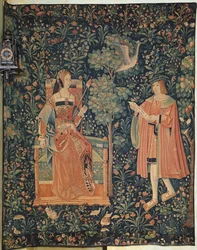 La Vida Señorial: Lectura, Taller del Loira, c.1500