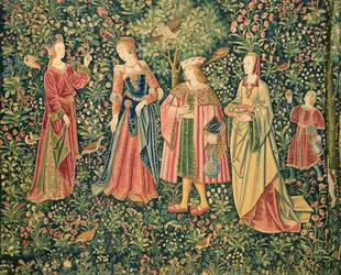 La Vida Señorial: El Paseo, Taller del Loira, c.1500