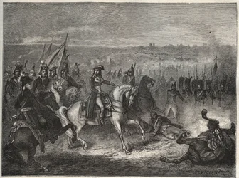 La batalla de Lonato: durante su campaña de Italia, Napoleón derrota a los austriacos comandados por Wurmser y los obliga a retirarse a Mantua. También llamada segunda batalla de Castiglione. 3 de agosto de 1796. Nueva Enciclopedia Nacional de Maurice La