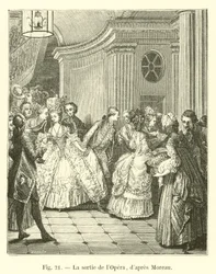 La salida de la Ópera