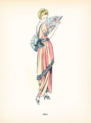 Moda femenina, 1914