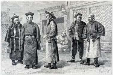 Lamas y mongoles de Ala-Chan - en “Le Tour du Monde”, 2º semestre de 1887
