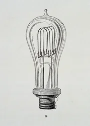 Lámpara Edison - en "Las nuevas conquistas de la ciencia" por Figutree