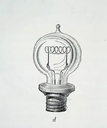 Lámpara Edison - en "Las nuevas conquistas de la ciencia" por Figutree