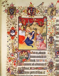 La Deposición de Cristo, de las Grandes Horas del Duque de Berry, 1409