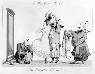 Le Bon Genre - La Toilette Chinoise, 1813