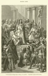 La Coronación de Hugo Capeto, en Noyon, el 1 de junio de 987